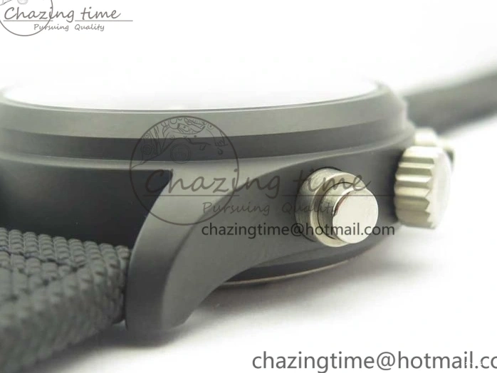 MIROTIME 0401 Modern PILOT IW389001 ZF 1:1 Best Edition Ceramic Case Black Dial on Nylon Strap A7750 (Same Function As Genuine) 7158